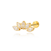 Implant Grade Titanium 5-Petal Diamond Crown