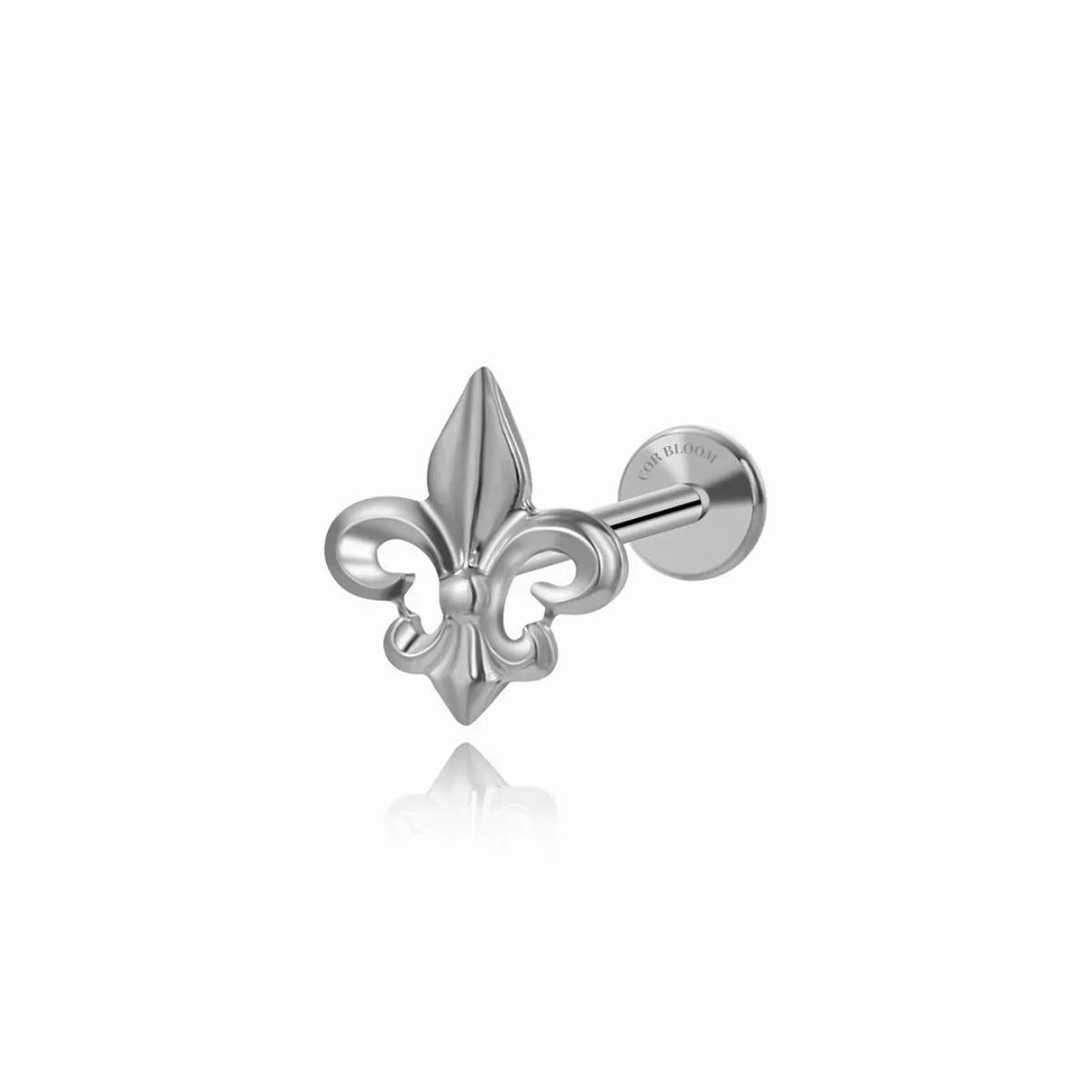 Titanium Sword of Iris Piercing Stud Earring
