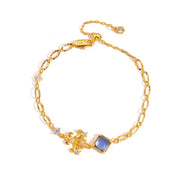Iris Luna Blue Charm Bracelet