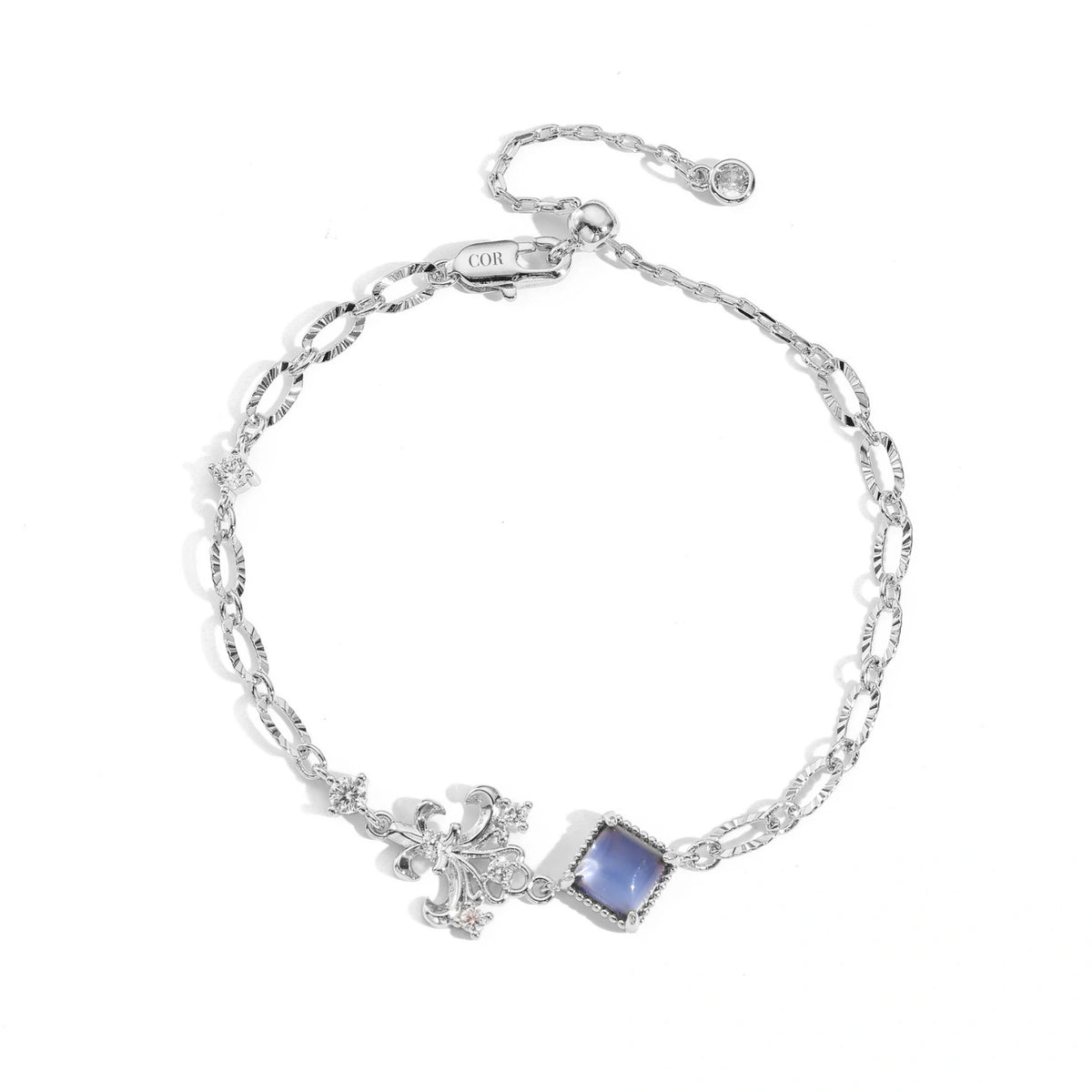 Iris Luna Blue Charm Bracelet