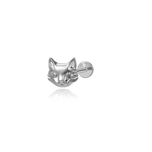 Titanium Cat Piercing Earring