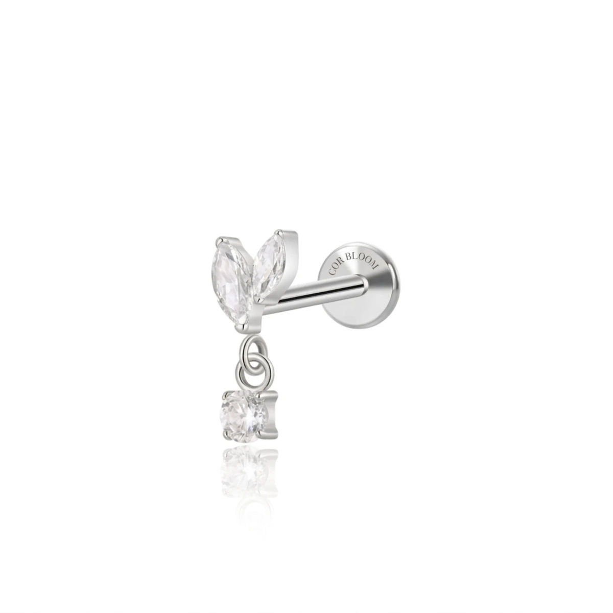 Titanium Dangling Akosua Stud