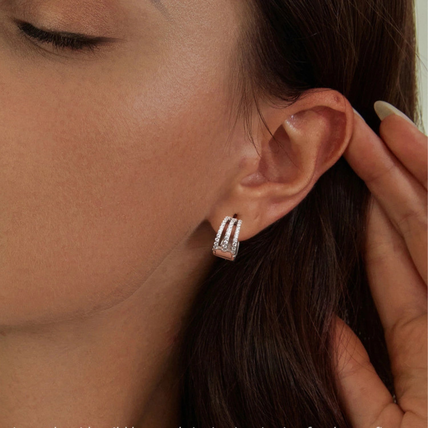 Triple Layer Hoop Earrings