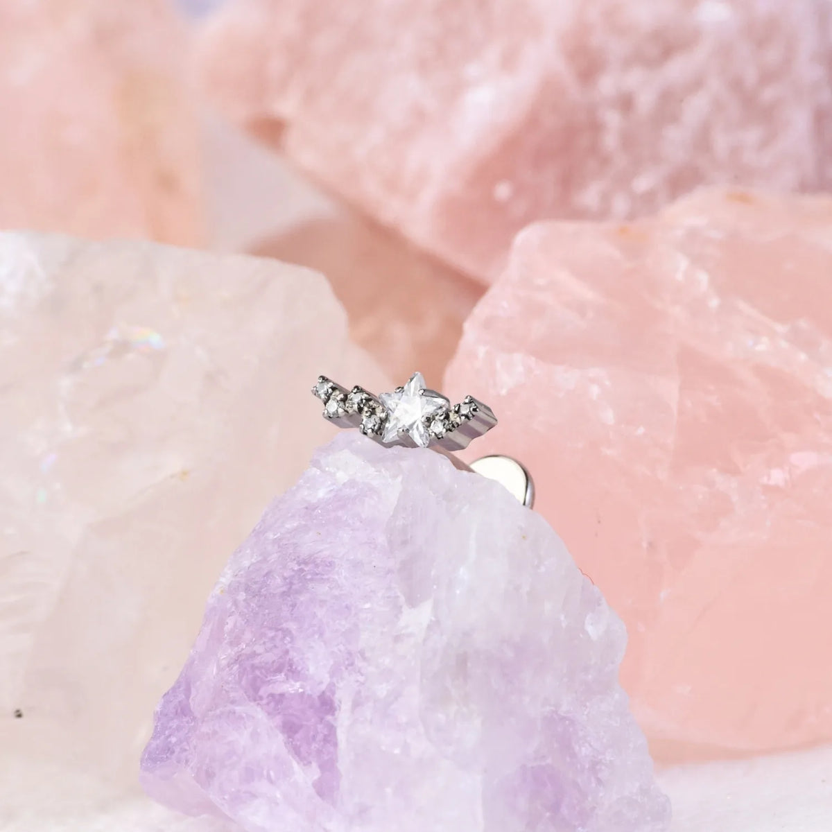 Titanium Aodh Star Cluster Climbing Stud