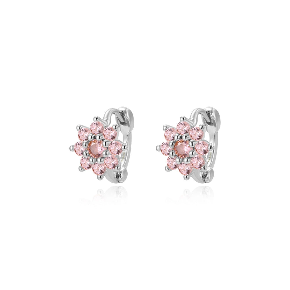 Lysander Dainty Sunflower Huggies - Pinky