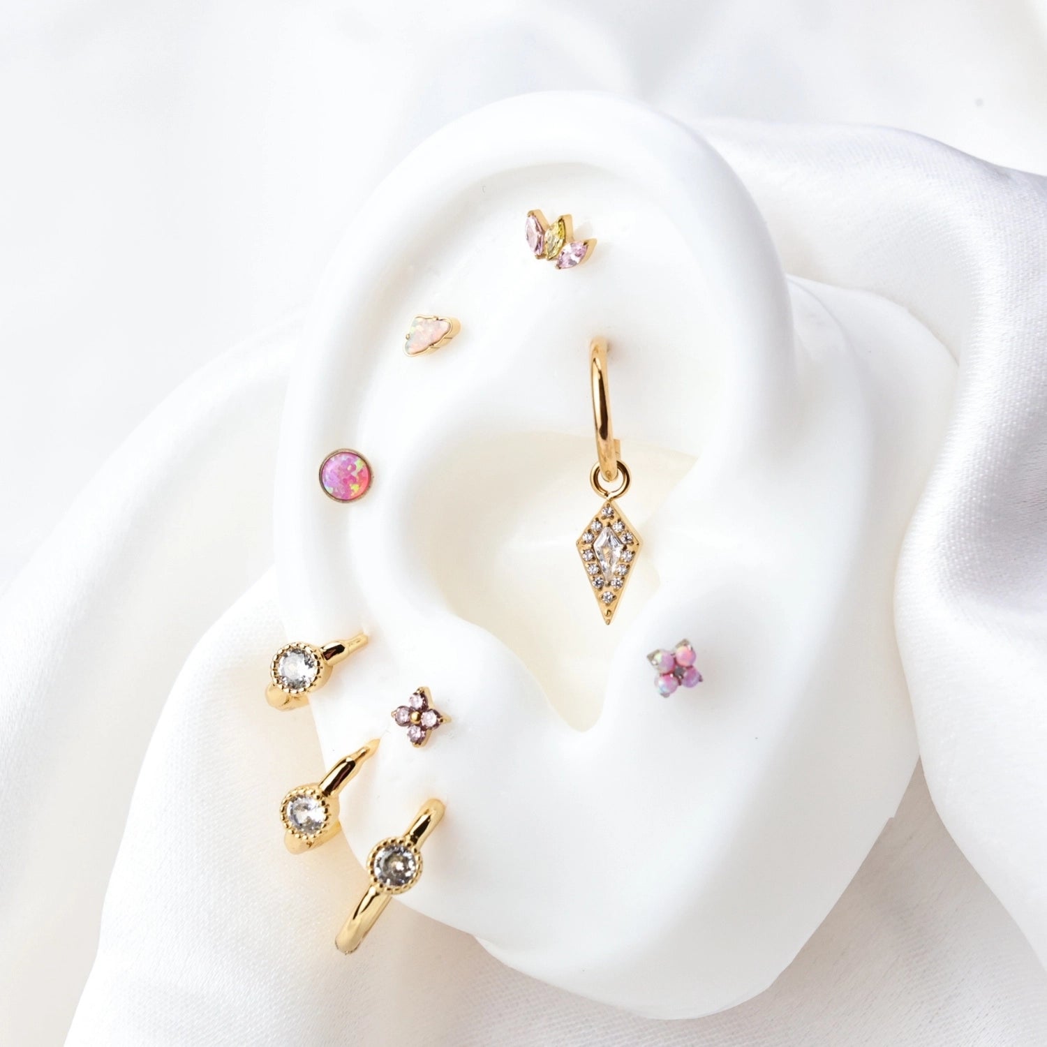 Titanium Achilles Hinged Segment Ring | Cartilage Hoop