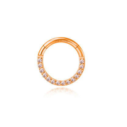 Titanium Essential CZ Helix Hoop | Septum Clicker | Daith Ring