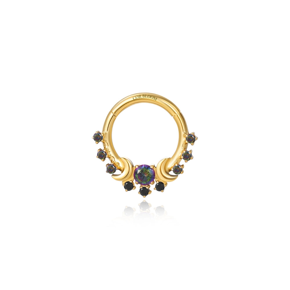Titanium Themis Star Cluster Clicker - Dark Iridescent