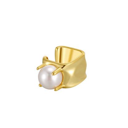 Statement Pearl Ear Cuff