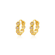 Agora Diamond Hoop Earrings
