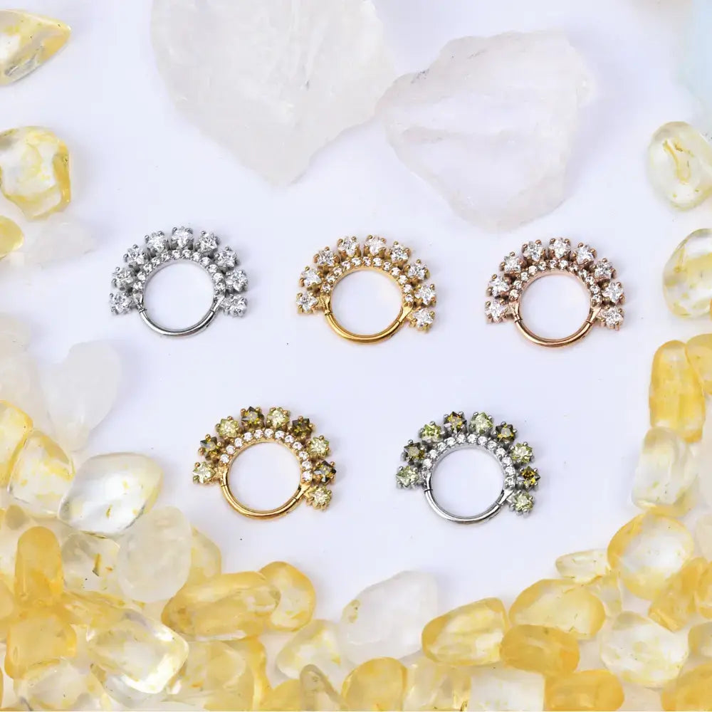 Phoenix Peridot Square-Cut Gemstone Clicker