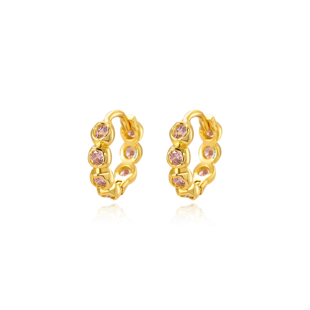 Agora Pinky Hoop Earrings