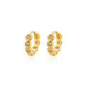 Agora Pinky Hoop Earrings