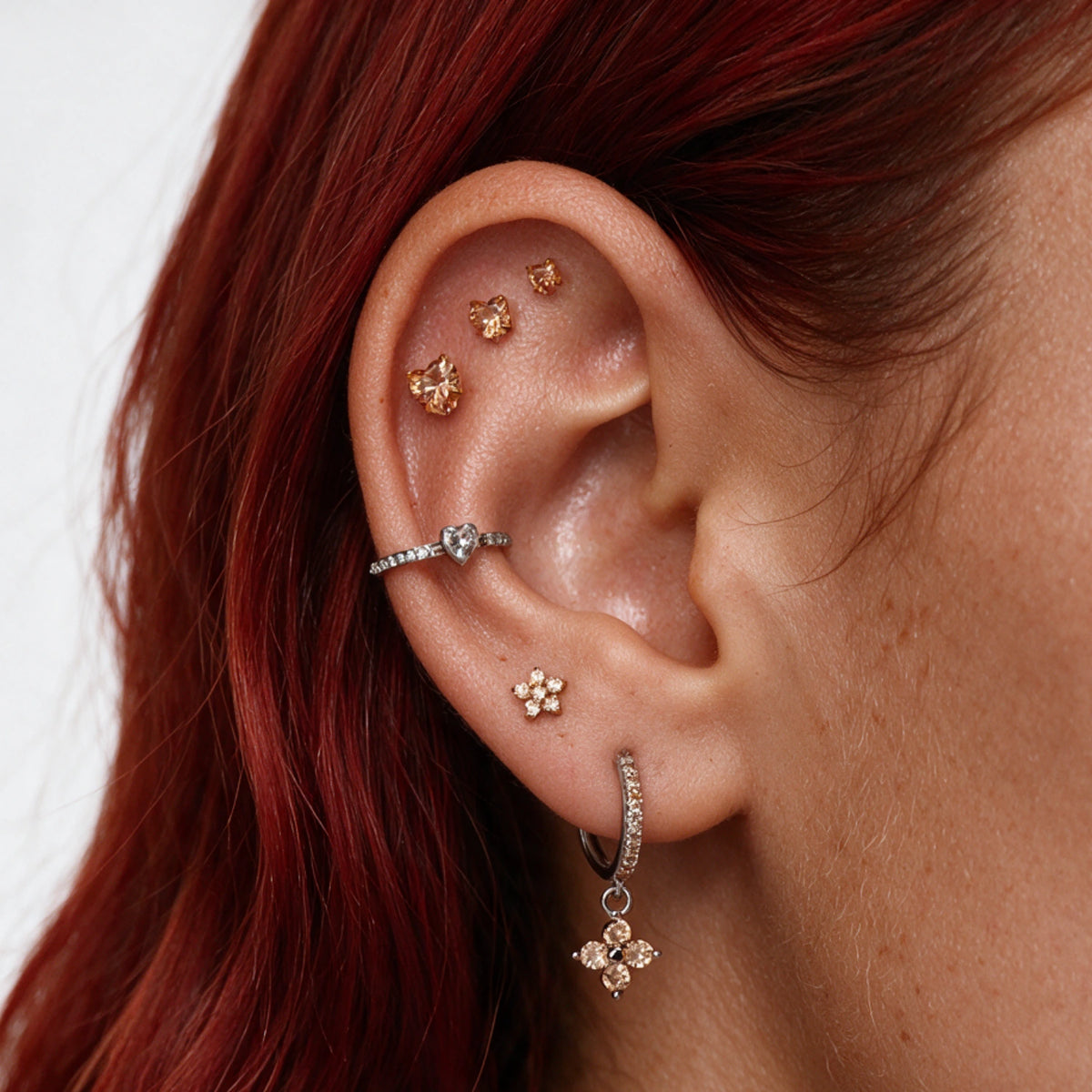 Titan-Nova-Blumenstecker – Champagner