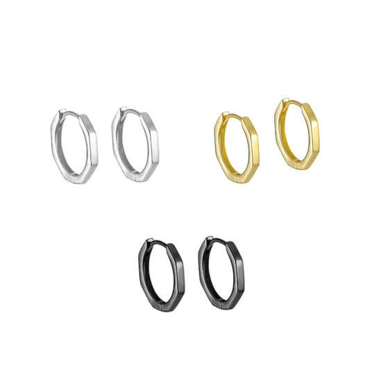 Geometric Hoop Earrings