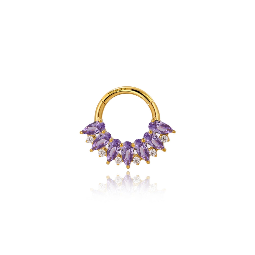 Titanium Midas Clicker - Amethyst Petals
