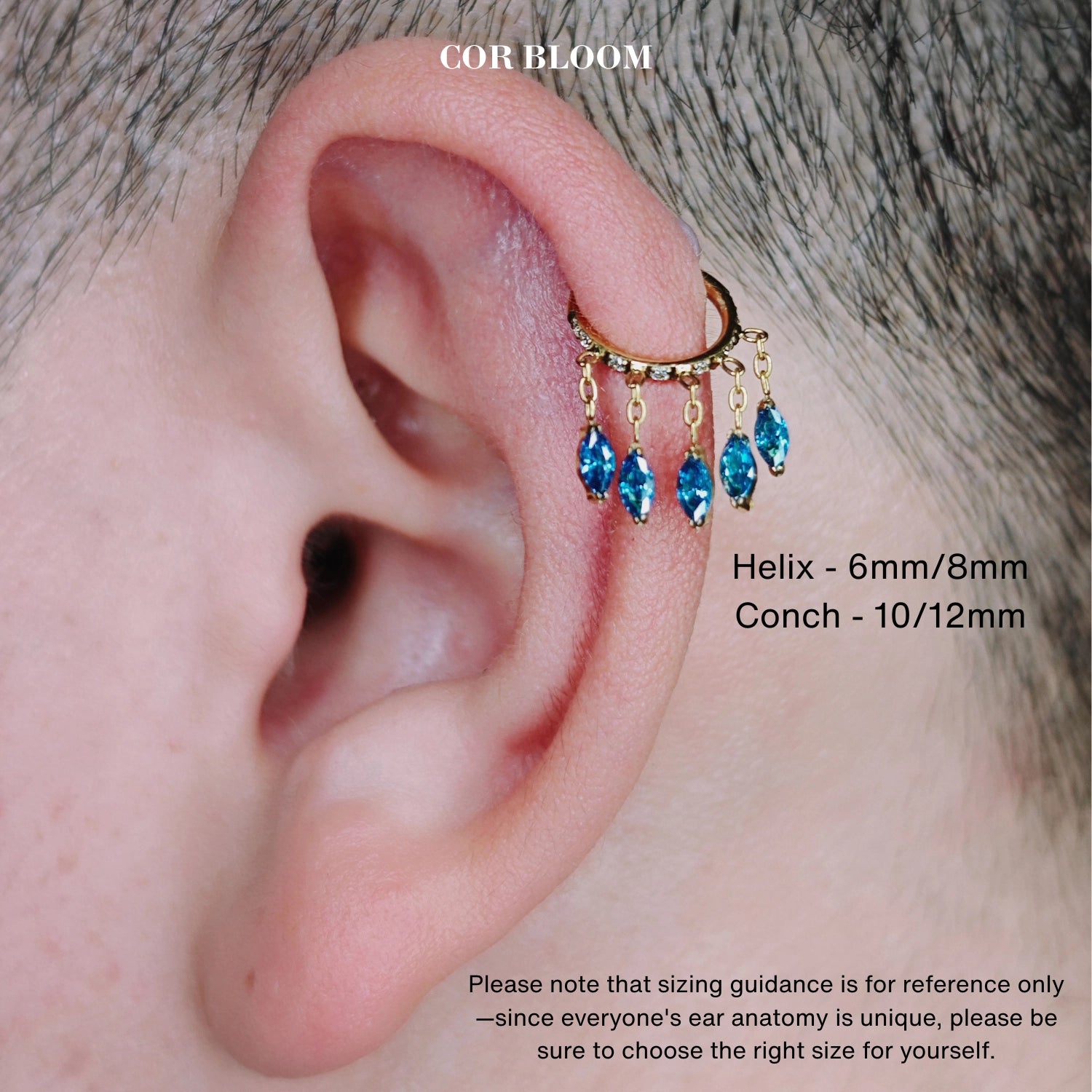 Titanium Arise Clicker - Blue Sapphires