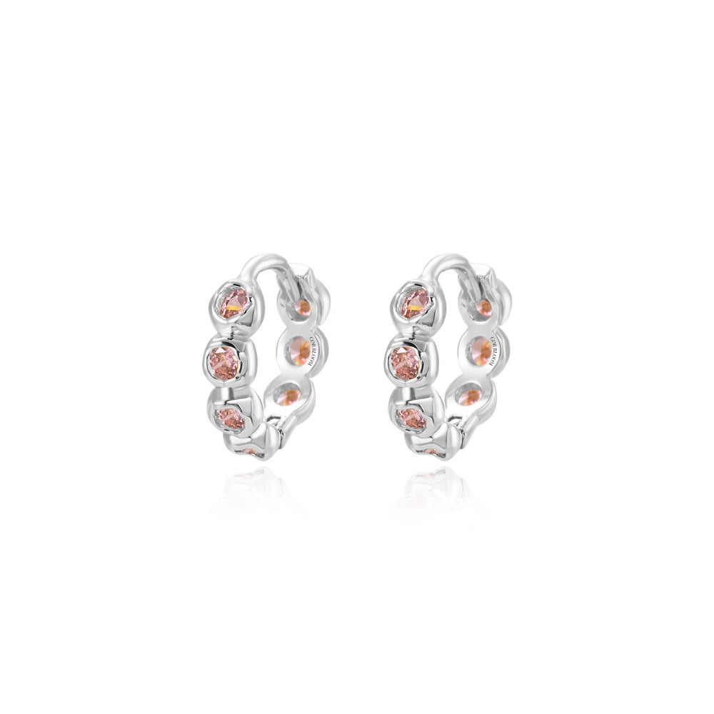 Agora Pinky Hoop Earrings
