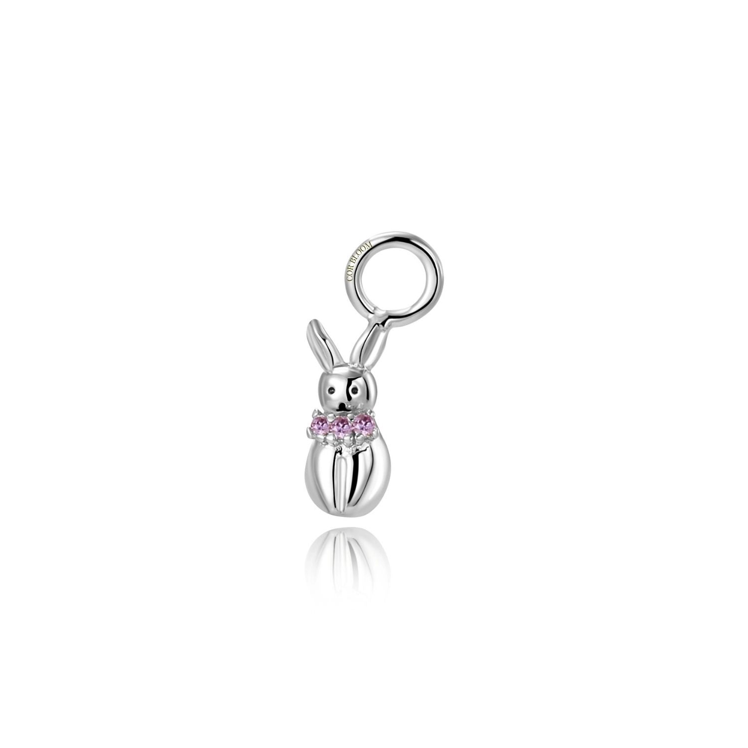 Amethyst Rabbit Charm