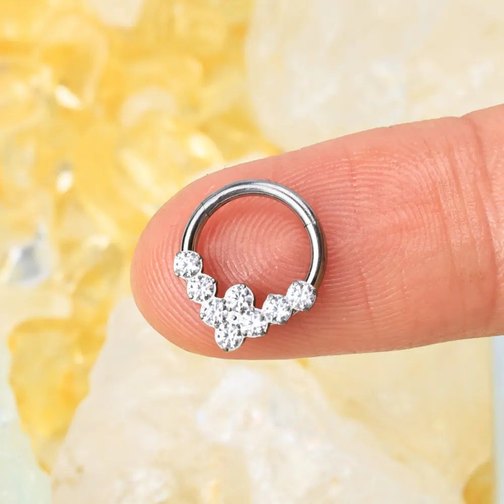 Titanium Harmoni Crystal Cluster Clicker