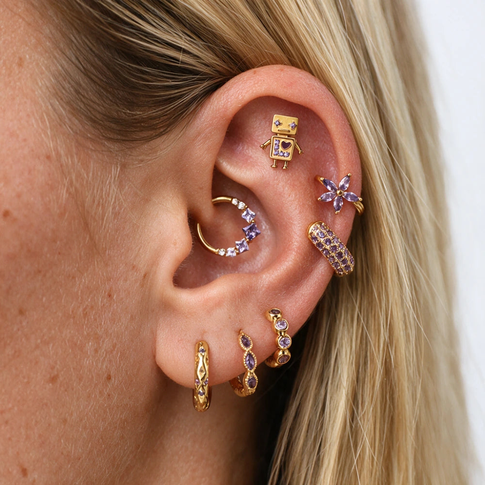 Titanium-Wynter-Klicker mit Amethyst-Farbverlauf