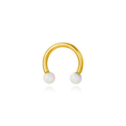 Titanium White Opal Circular Barbell