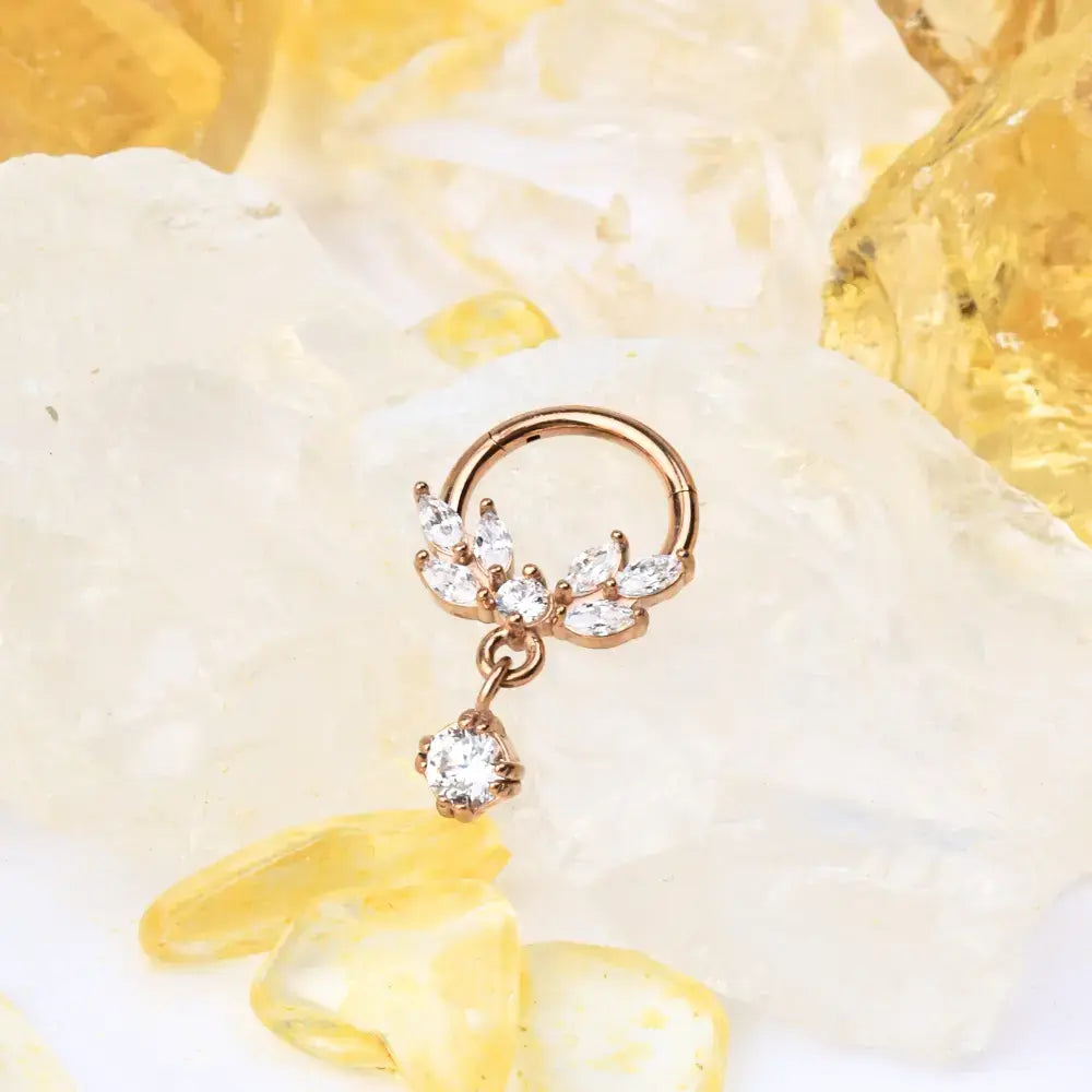 Delilah Crystal Dangling Clicker