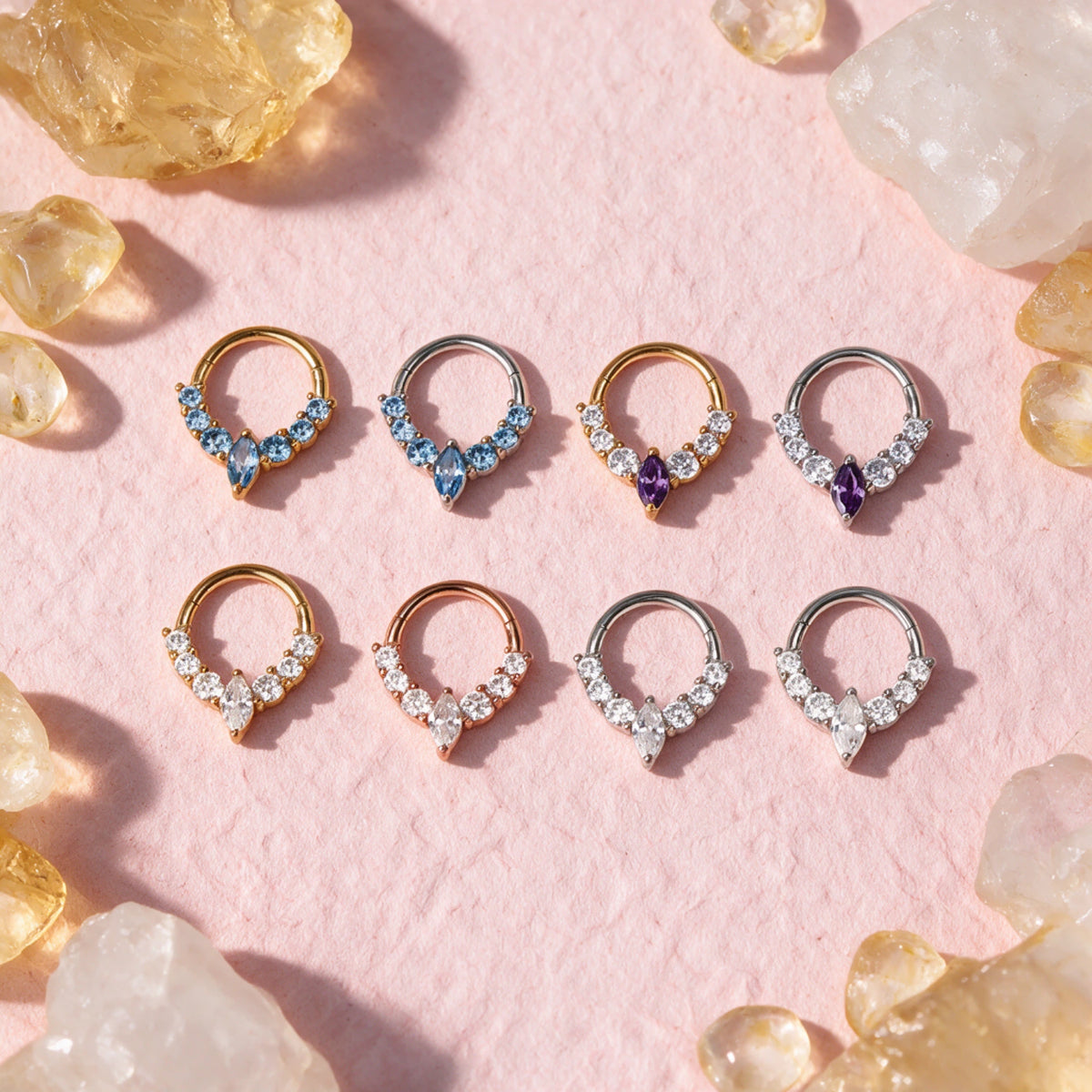 Marquise-Clicker Genesis mit Amethyst