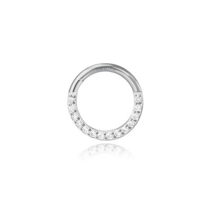 Titanium Essential CZ Helix Hoop | Septum Clicker | Daith Ring