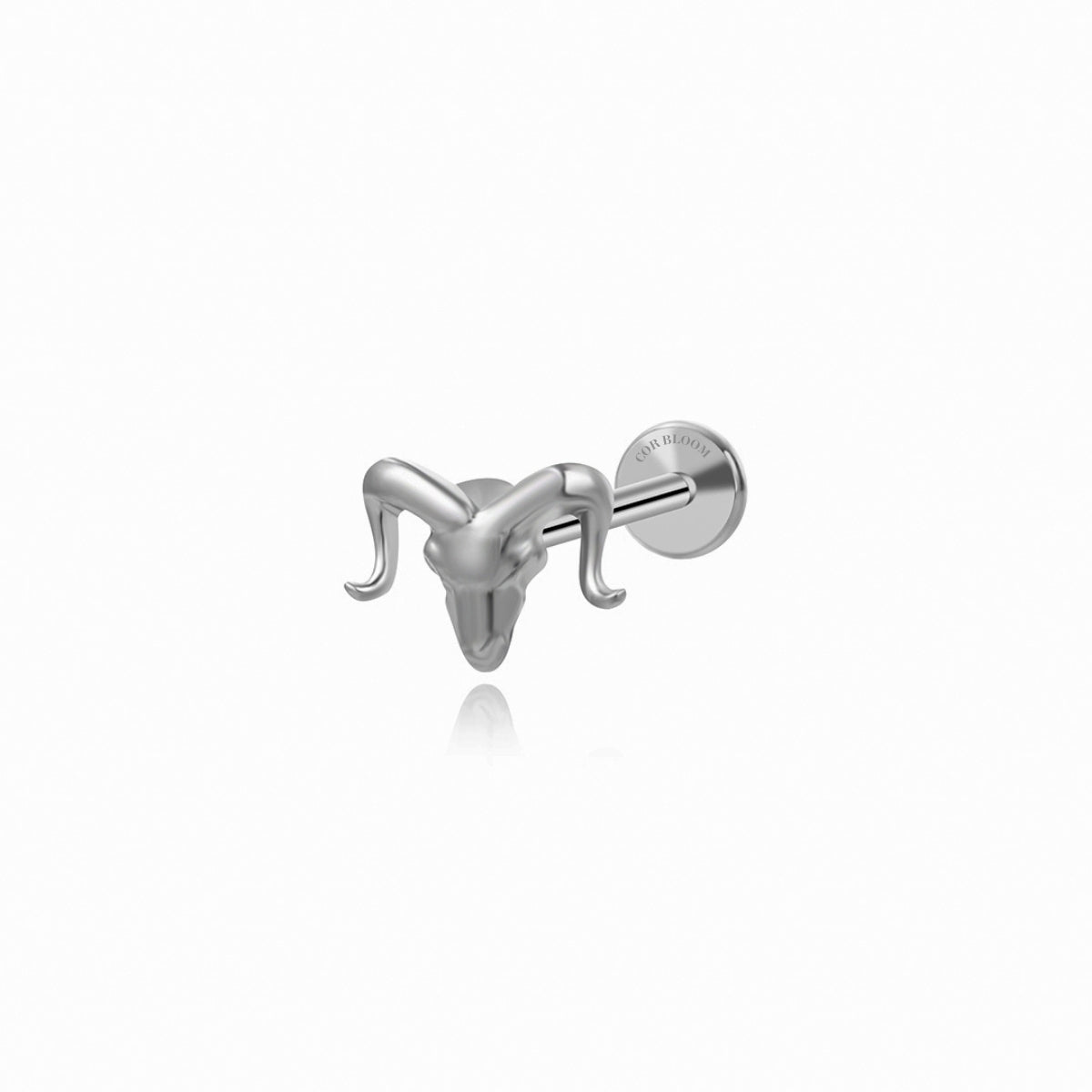 Titanium The Goat Piercing Stud