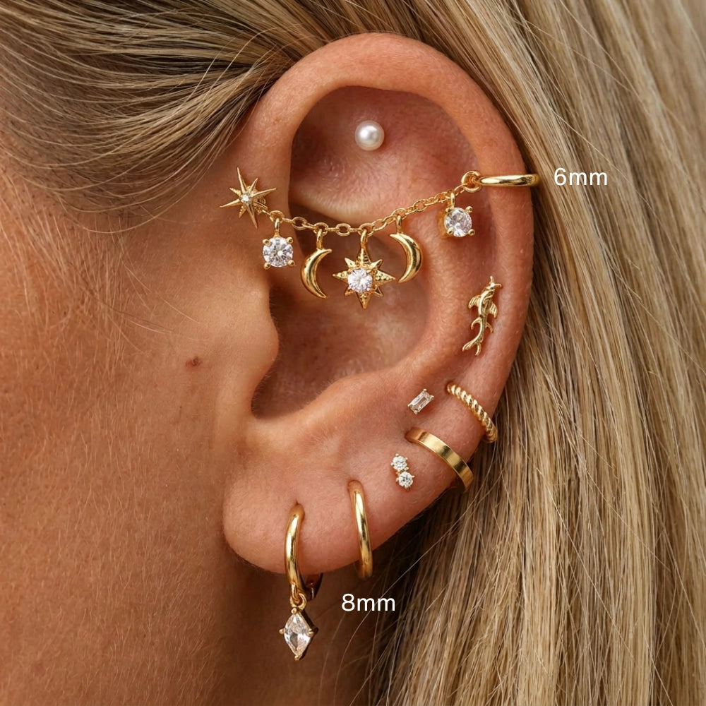Essential Slim Hoop Earring (20G)