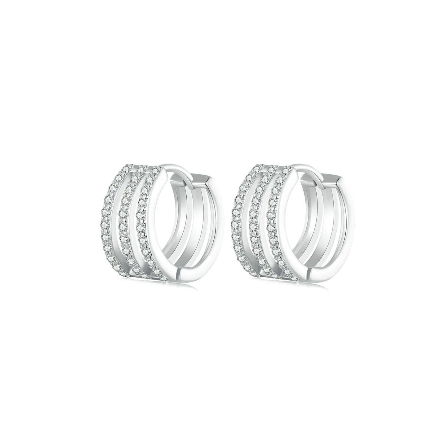 Triple Layer Hoop Earrings