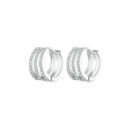Triple Layer Hoop Earrings