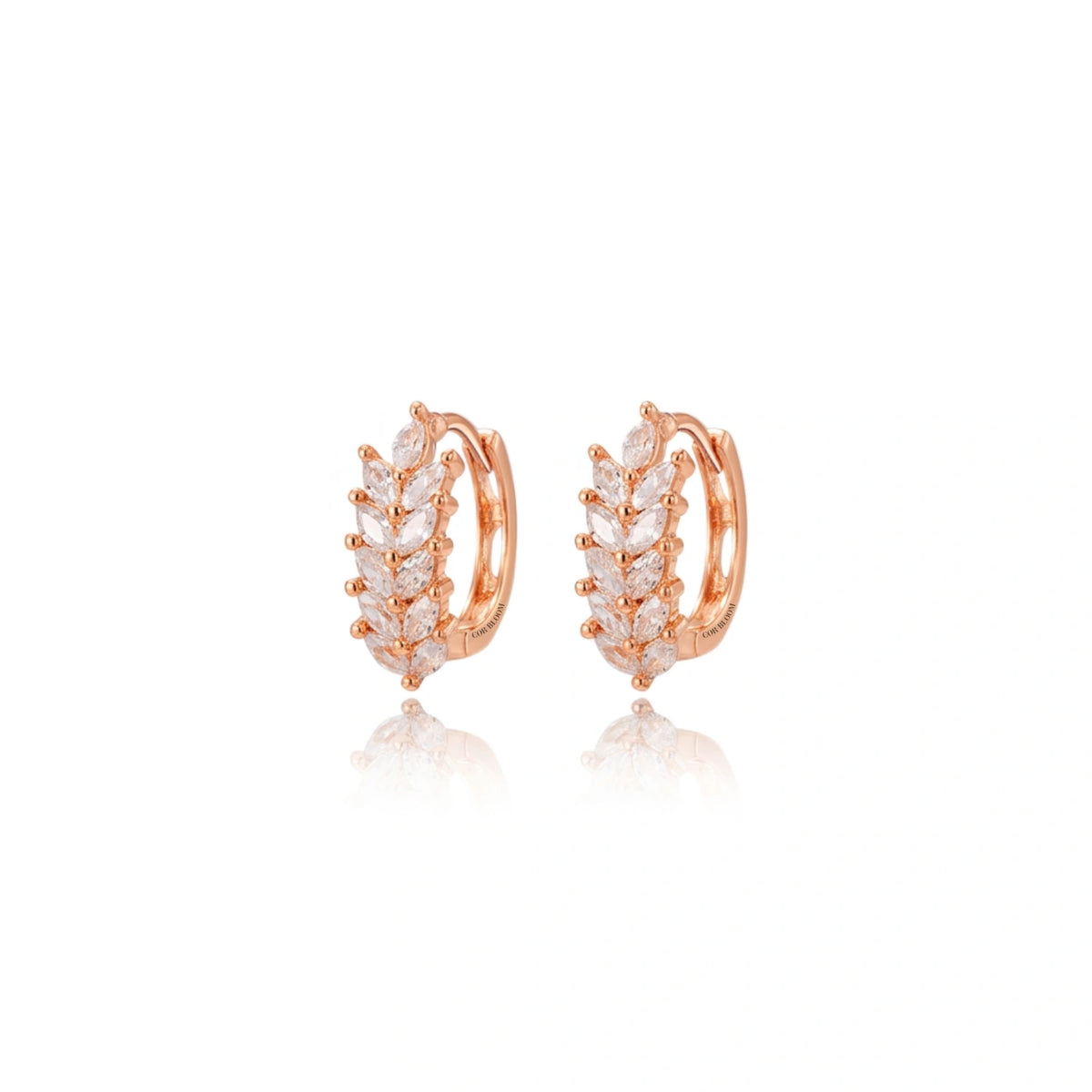 Willow Marquise Hoops