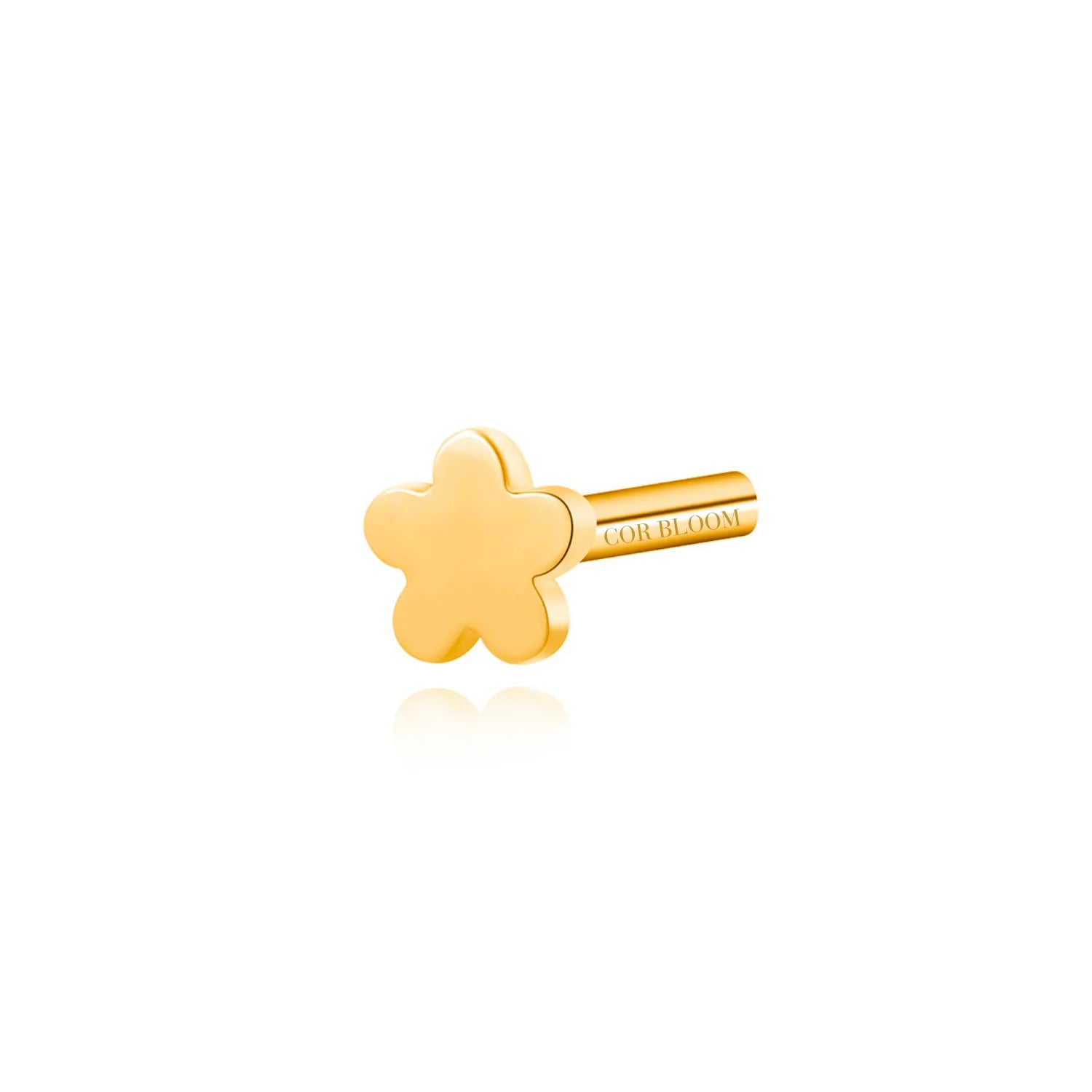 Solid Titanium - Flower Shape - Back Post
