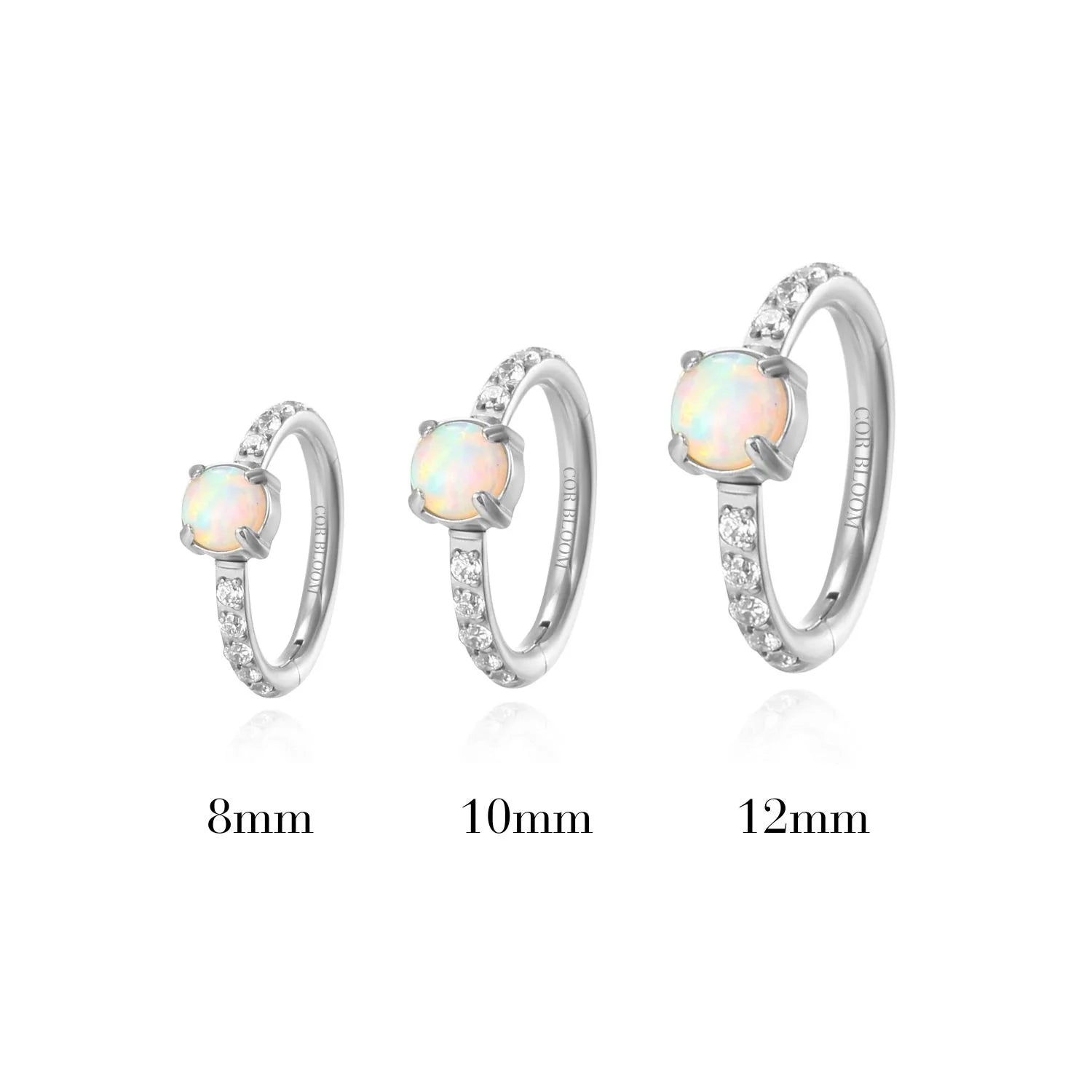 Titanium Precious Opal Clicker