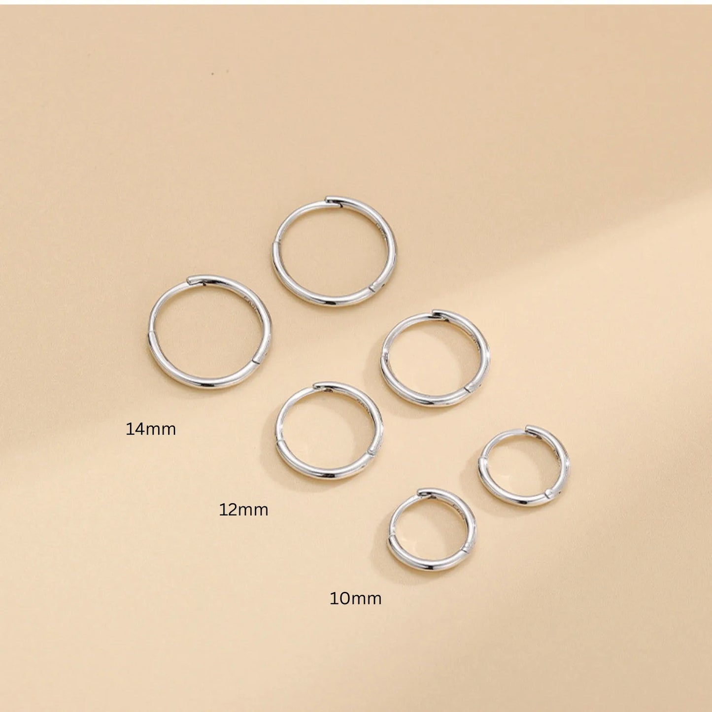 Triple Hoop Earrings Set