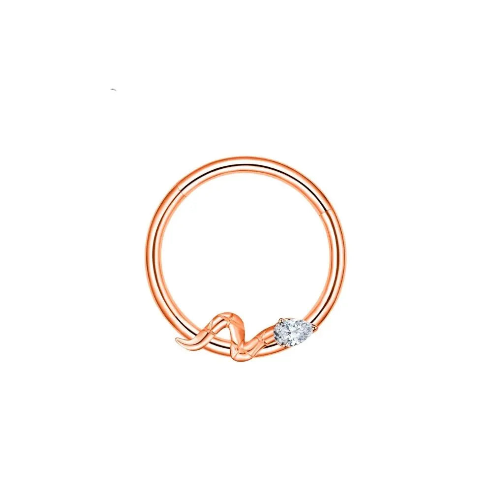 Titanium Zoya Diamond Snake Clicker