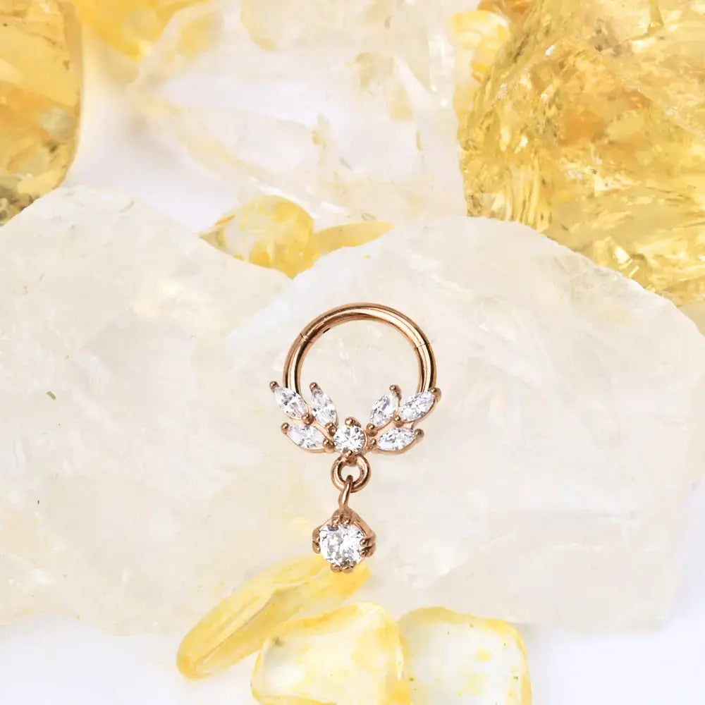 Delilah Crystal Dangling Clicker