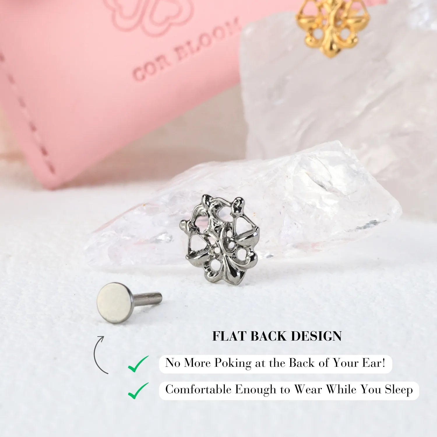 Titanium Libra Piercing Stud