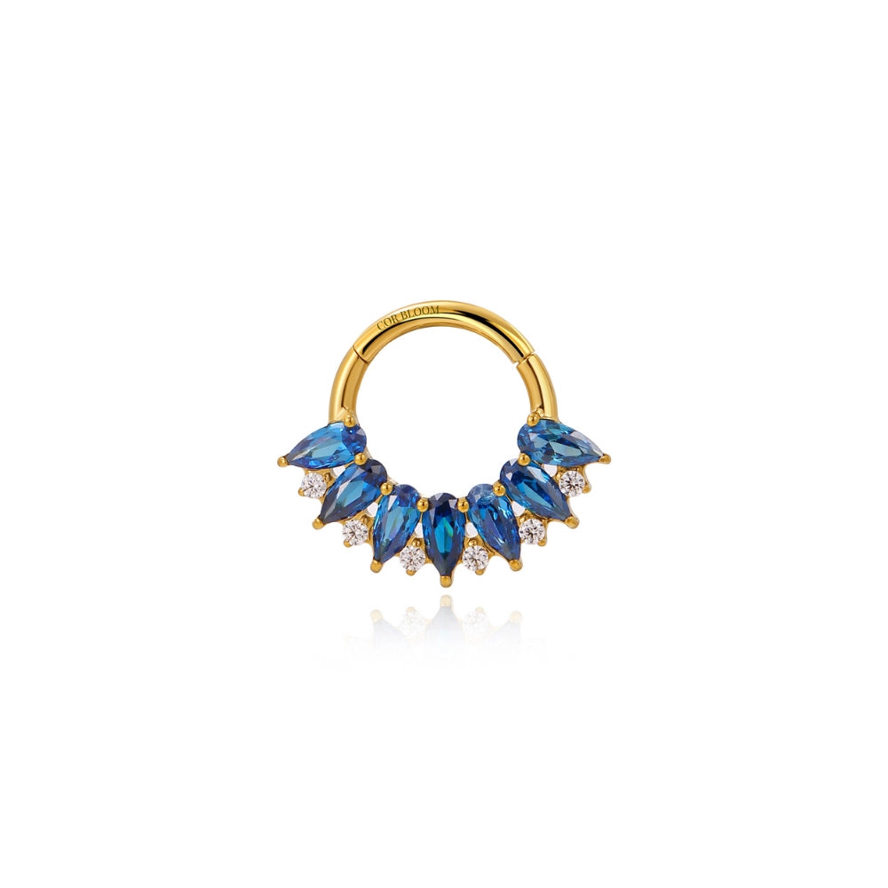 Titanium Midas Clicker - Royal Blue Petals