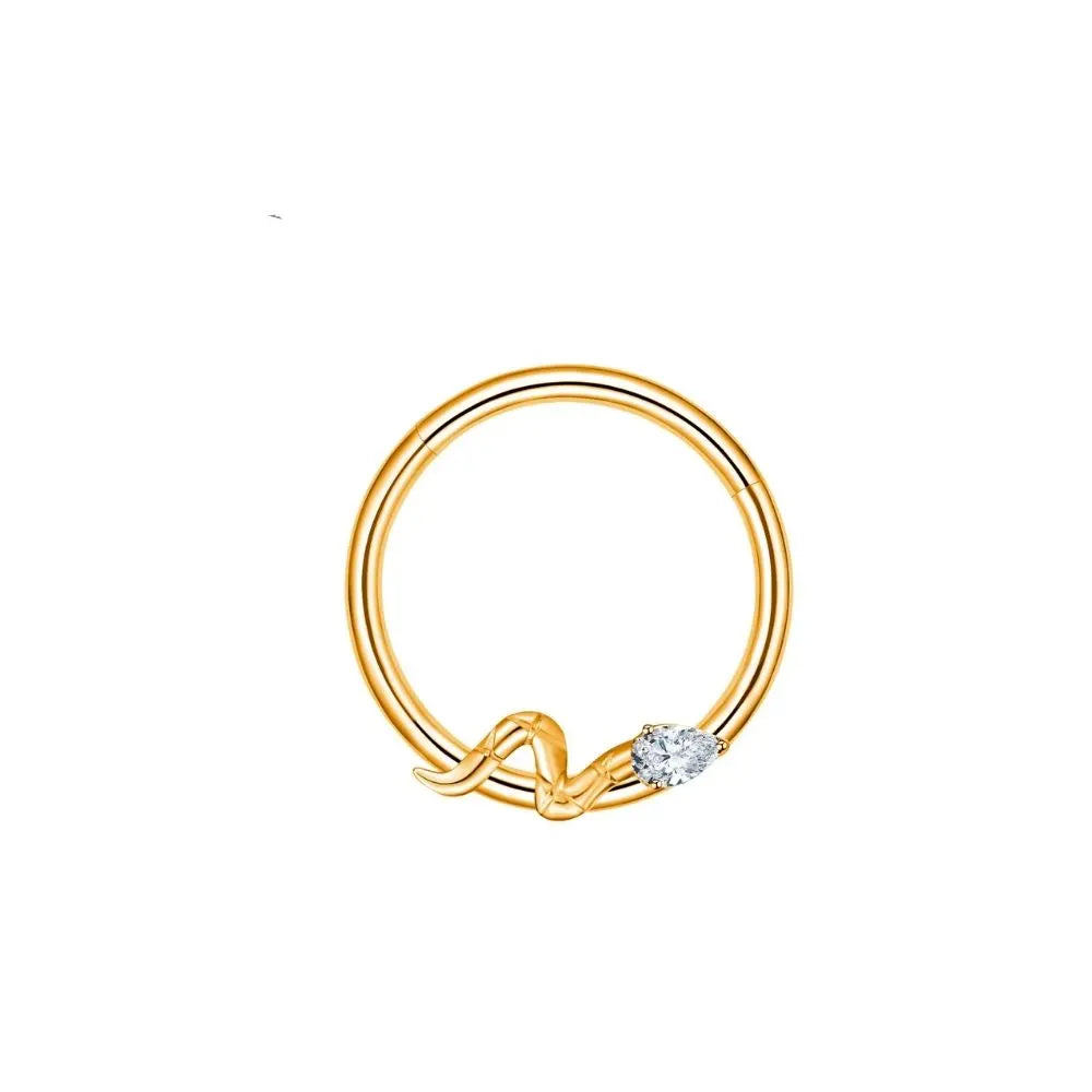 Titanium Zoya Diamond Snake Clicker