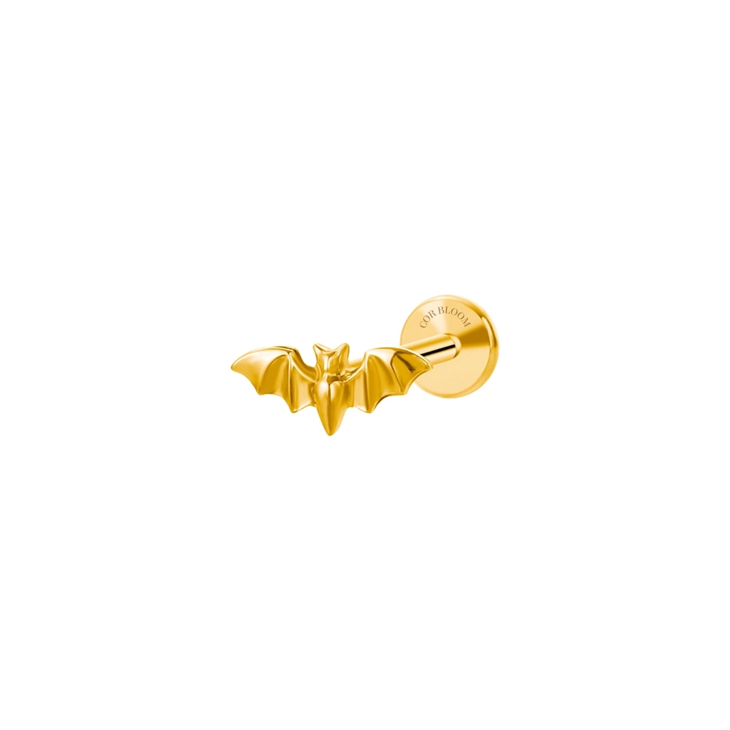 Titanium Mini Bat Piercing Stud