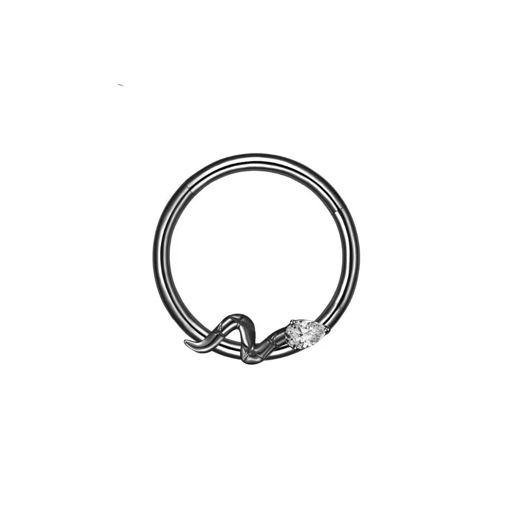 Titanium Zoya Diamond Snake Clicker