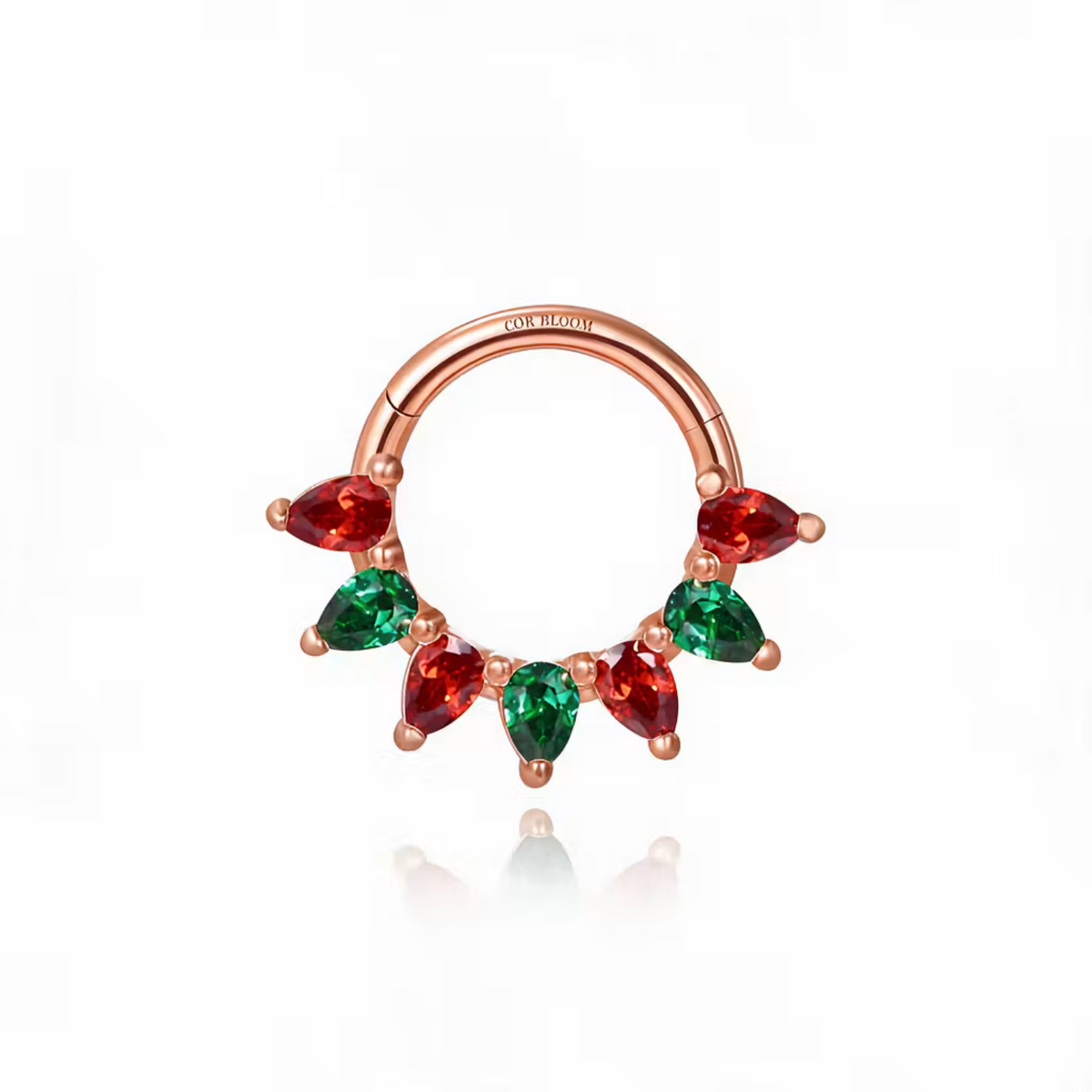 Daleyza Christmas Pear-Cut Gemstone Clicker