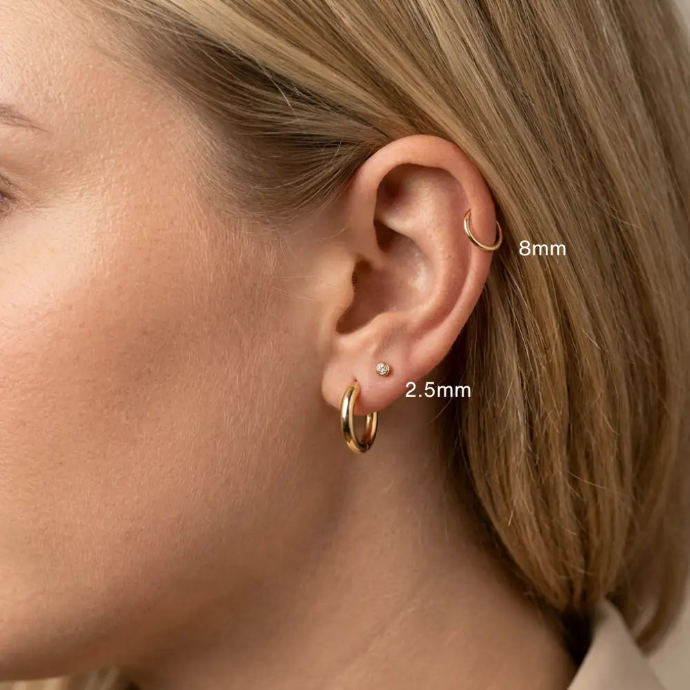 Titanium Essential Clicker | Helix Hoop • Conch Ring • Septum Clicker
