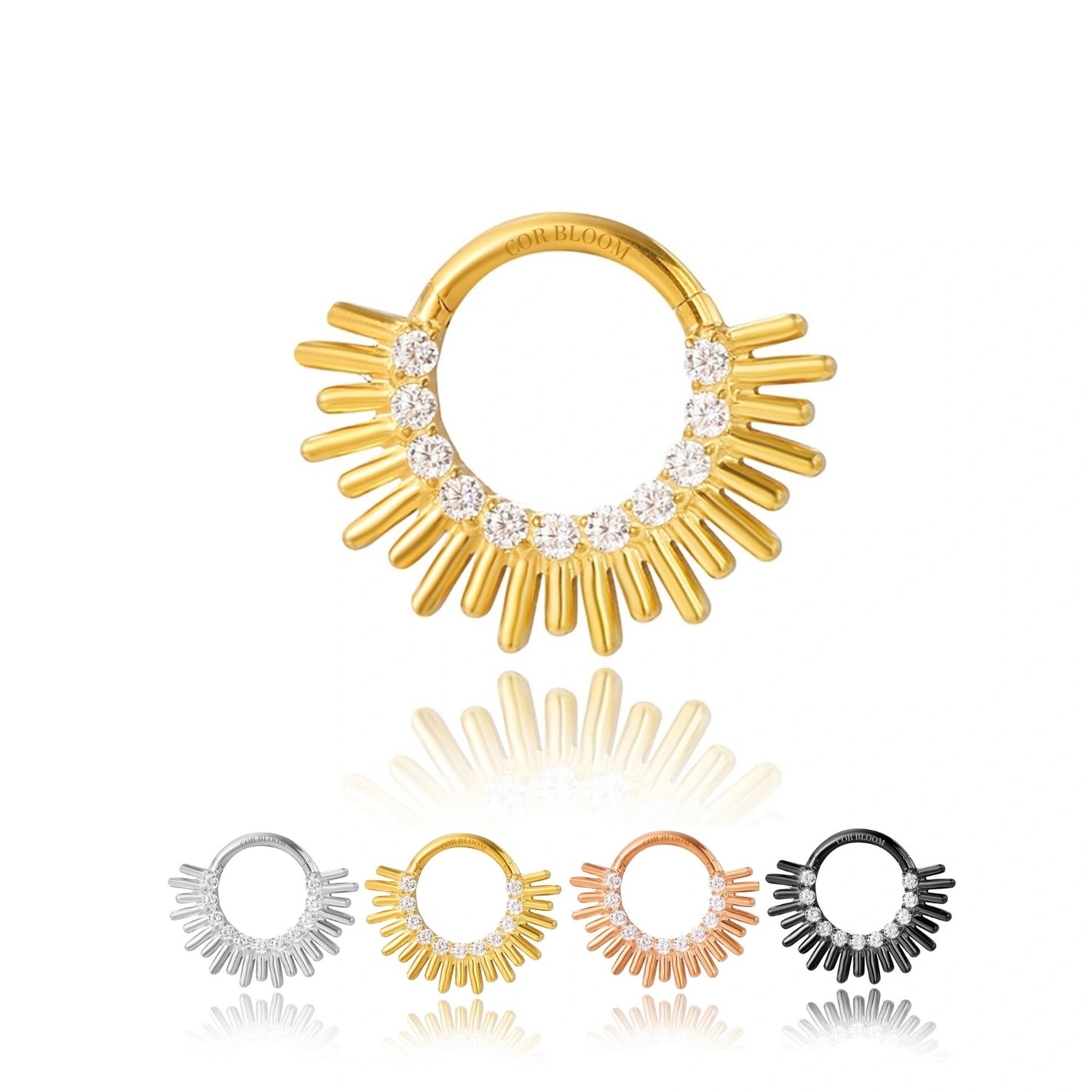 Titanium Cleopatra Septum Clicker | Daith Hoop