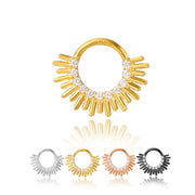 Titanium Cleopatra Septum Clicker | Daith Hoop