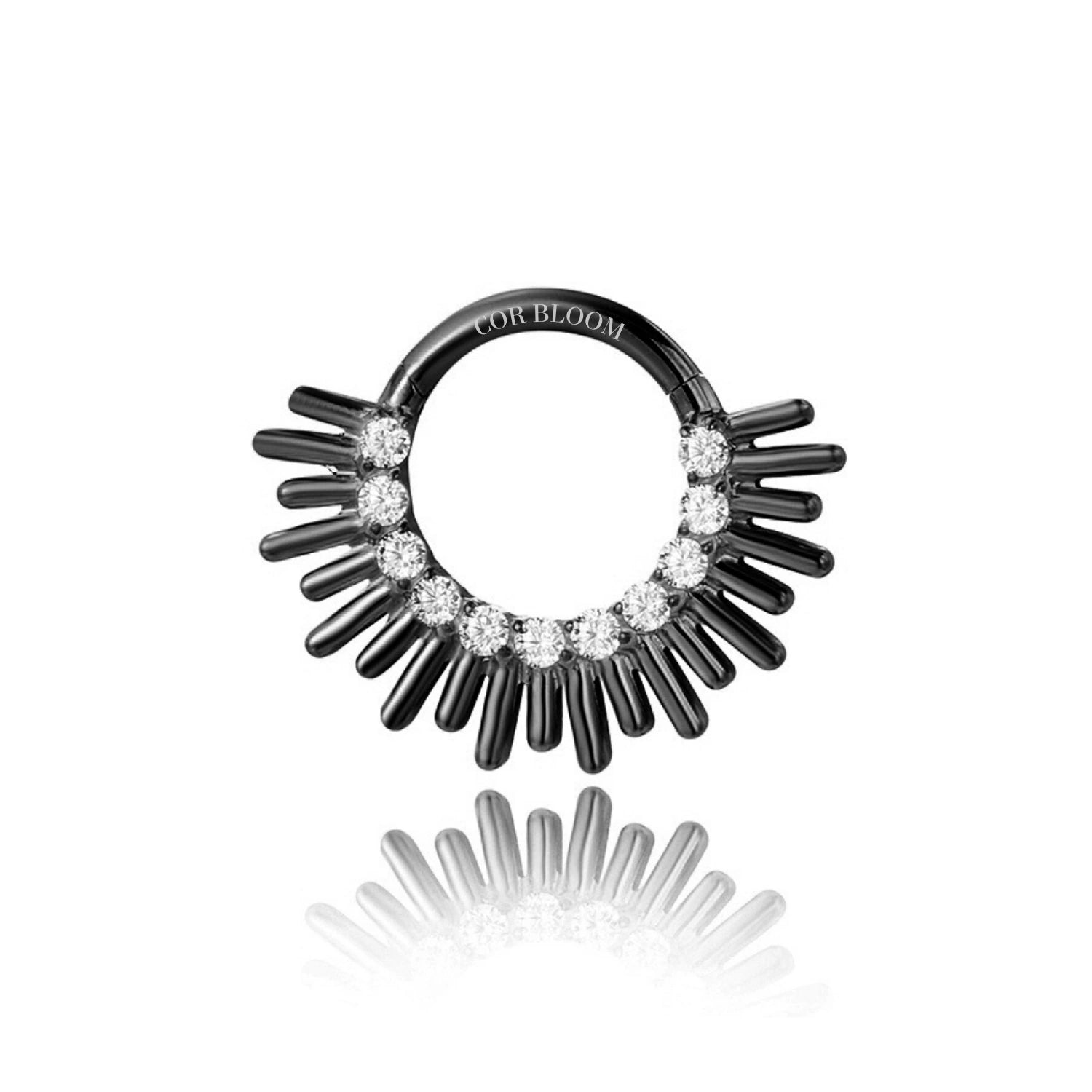 Titanium Cleopatra Septum Clicker | Daith Hoop