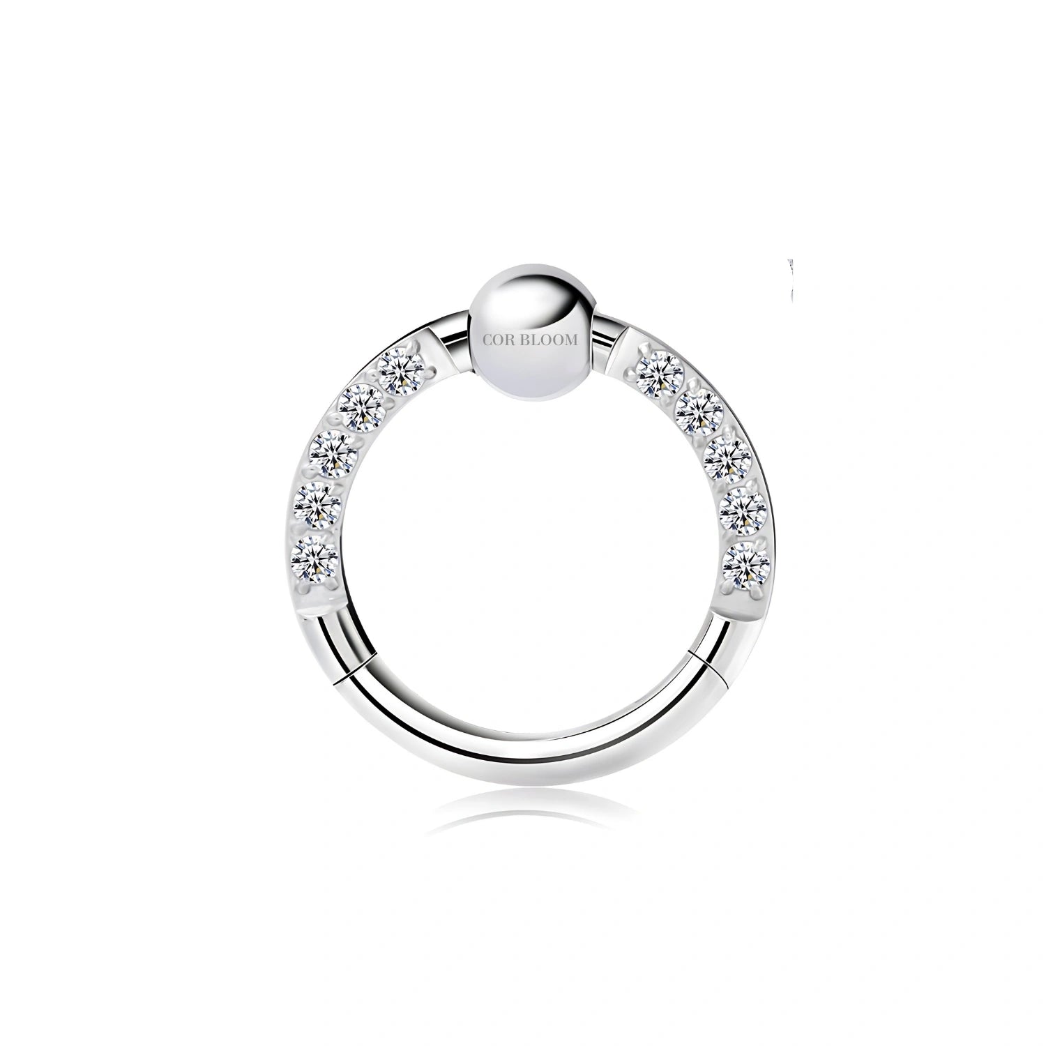 Titanium Basic Capri Septum Clicker · Daith Ring · Helix Hoop